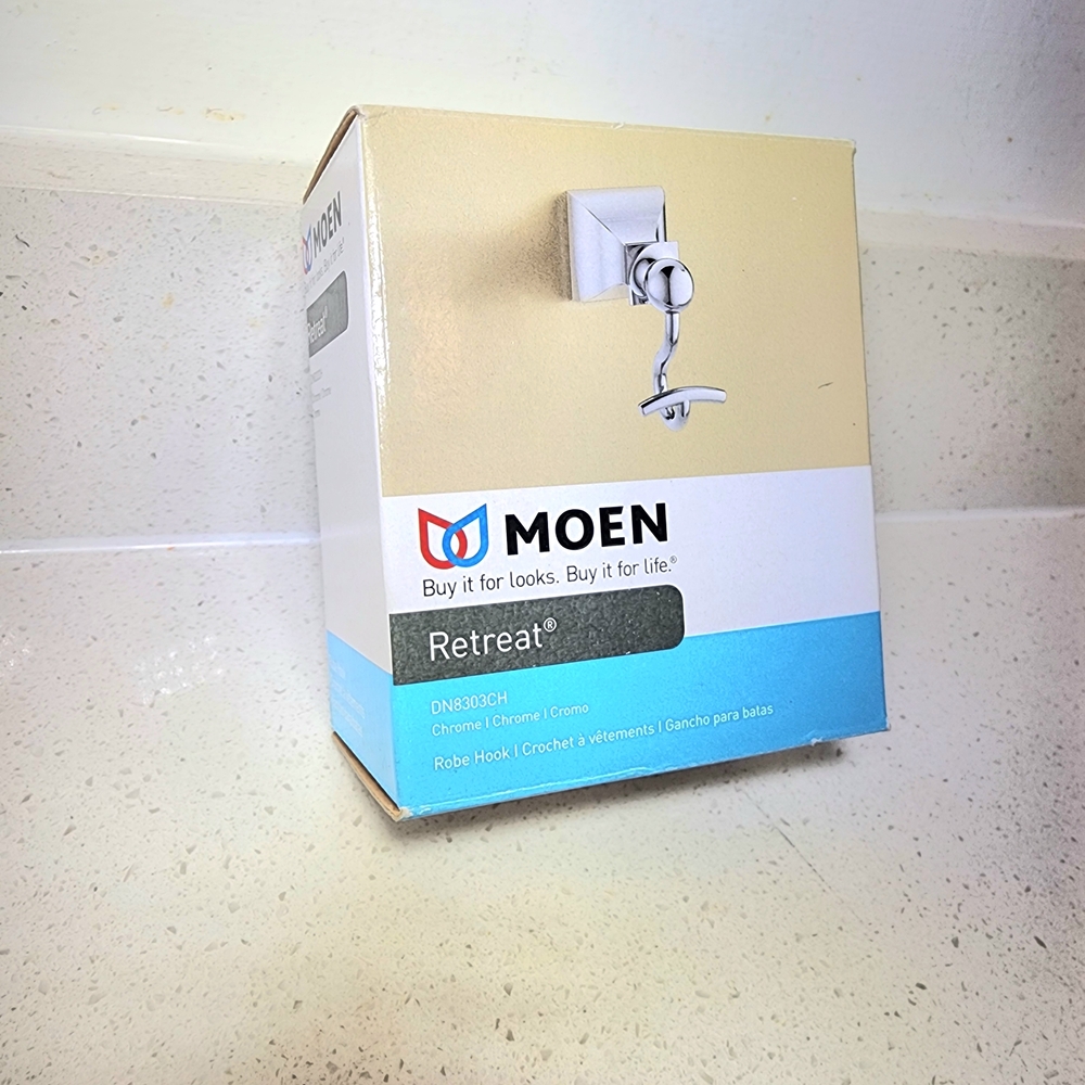 Moen Retreat Chrome Robe Hook NEW